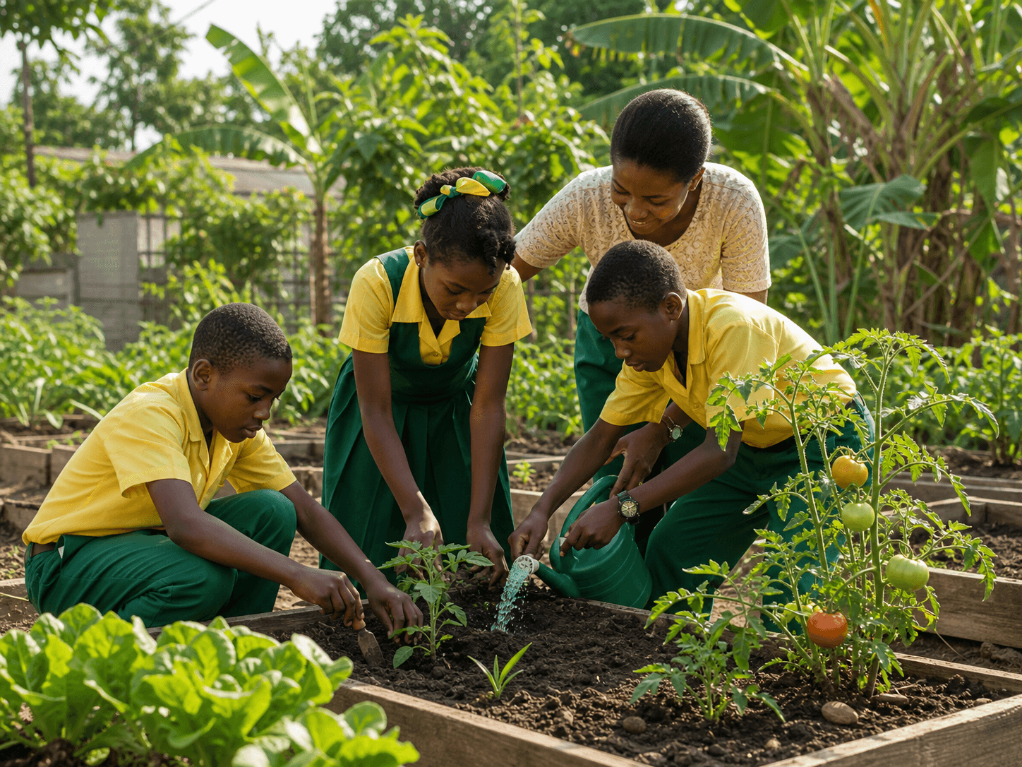 Service Jardin scolaire à Roldyna
